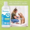 image:imageAquapaw  Hypoallergenic Dog Shampoo  Deodorizing Pet Shampoo Cleans Smelly Dogs  Soothes and Moisturizes Dry Sensitive Skin  pHBalanced and ParabenFree  Aloe Oatmeal 16 oz Bottle