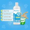 image:imageAquapaw  Hypoallergenic Dog Shampoo  Deodorizing Pet Shampoo Cleans Smelly Dogs  Soothes and Moisturizes Dry Sensitive Skin  pHBalanced and ParabenFree  Aloe Oatmeal 16 oz Bottle