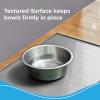 image:imageAquapaw 1Pack NonSlip Pet Feeding Mat  Medium  19 x 12  Waterproof Eating Surface Dishwasher Safe amp Easy to Clean  Raised Edges to Contain Spills  Pet Food amp Water Mat  GreyGrey