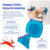 image:imageAquapaw Dog Bath Lick Mat  2Pack XL Blue  Slow Feeder Mat amp Dog Treat Container with Suction Cup  Shower Peanut Butter Holder amp Bathing Distraction Aid2Pack XL  Small