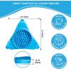 image:imageAquapaw Dog Bath Lick Mat  2Pack XL Blue  Slow Feeder Mat amp Dog Treat Container with Suction Cup  Shower Peanut Butter Holder amp Bathing Distraction Aid1 PackRegular