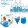 image:imageAquapaw Dog Bath Lick Mat  2Pack XL Blue  Slow Feeder Mat amp Dog Treat Container with Suction Cup  Shower Peanut Butter Holder amp Bathing Distraction Aid1 PackRegular