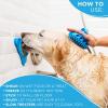 image:imageAquapaw Dog Bath Lick Mat  2Pack XL Blue  Slow Feeder Mat amp Dog Treat Container with Suction Cup  Shower Peanut Butter Holder amp Bathing Distraction Aid1 PackRegular
