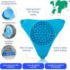 image:imageAquapaw Dog Bath Lick Mat  2Pack XL Blue  Slow Feeder Mat amp Dog Treat Container with Suction Cup  Shower Peanut Butter Holder amp Bathing Distraction Aid2Pack XL  Small