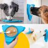 image:imageAquapaw Dog Licking Mat  Suction Slow Feeder amp Feeding Mat  Bath Toy Dispenser for Dog Bath Toys amp Grooming Treats  Grooming Lick Pad for Peanut Butter Treat amp Shower Snack Holder  Blue2Pack XL  Small
