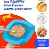 image:imageAquapaw Dog Licking Mat  Suction Slow Feeder amp Feeding Mat  Bath Toy Dispenser for Dog Bath Toys amp Grooming Treats  Grooming Lick Pad for Peanut Butter Treat amp Shower Snack Holder  Blue2Pack XL  Small