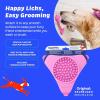 image:imageAquapaw Lick Mat for Dogs 2Pack Suction Cup Dog Slow Feeder Pad amp Licking Mat for Peanut Butter Treats  Calming Dog Bathing Aid Stress Relief amp Mental Stimulation for All Breeds  Pink1Pack Regular