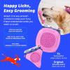 image:imageAquapaw Lick Mat for Dogs 2Pack Suction Cup Dog Slow Feeder Pad amp Licking Mat for Peanut Butter Treats  Calming Dog Bathing Aid Stress Relief amp Mental Stimulation for All Breeds  Pink2Pack XL  Small