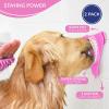 image:imageAquapaw Lick Mat for Dogs 2Pack Suction Cup Dog Slow Feeder Pad amp Licking Mat for Peanut Butter Treats  Calming Dog Bathing Aid Stress Relief amp Mental Stimulation for All Breeds  Pink2Pack Regular