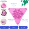 image:imageAquapaw Lick Mat for Dogs 2Pack Suction Cup Dog Slow Feeder Pad amp Licking Mat for Peanut Butter Treats  Calming Dog Bathing Aid Stress Relief amp Mental Stimulation for All Breeds  Pink2Pack XL  Small