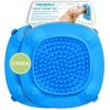 image:imageAquapaw Dog Bath Lick Mat  2Pack XL Blue  Slow Feeder Mat amp Dog Treat Container with Suction Cup  Shower Peanut Butter Holder amp Bathing Distraction Aid2Pack XL