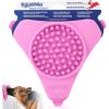 image:imageAquapaw Lick Mat for Dogs 2Pack Suction Cup Dog Slow Feeder Pad amp Licking Mat for Peanut Butter Treats  Calming Dog Bathing Aid Stress Relief amp Mental Stimulation for All Breeds  Pink1Pack Regular
