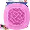 image:imageAquapaw Lick Mat for Dogs 2Pack Suction Cup Dog Slow Feeder Pad amp Licking Mat for Peanut Butter Treats  Calming Dog Bathing Aid Stress Relief amp Mental Stimulation for All Breeds  Pink1Pack XL
