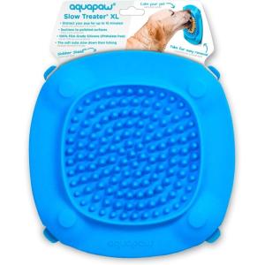 image:imageAquapaw Lick Mat for Dogs with Suction Cups  XL Blue 1Pack  Slow Feeder Lick Pads for Dogs amp Grooming Enrichment  Food Mat for Peanut Butter Treats1Pack XL