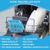 image:imageAquapaw Suction Cup Lick Mat for Dogs  Bath Time Lick Mat for Bathtub  Mental Stimulation Slow Feeder Pad  Peanut Butter Treat Holder  2Pack Regular Blue1 PackRegular
