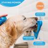 image:imageAquapaw Suction Cup Lick Mat for Dogs  Bath Time Lick Mat for Bathtub  Mental Stimulation Slow Feeder Pad  Peanut Butter Treat Holder  2Pack Regular Blue2Pack Regular