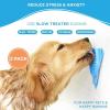 image:imageAquapaw Suction Cup Lick Mat for Dogs  Bath Time Lick Mat for Bathtub  Mental Stimulation Slow Feeder Pad  Peanut Butter Treat Holder  2Pack Regular Blue2Pack Regular