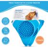 image:imageAquapaw Suction Cup Lick Mat for Dogs  Bath Time Lick Mat for Bathtub  Mental Stimulation Slow Feeder Pad  Peanut Butter Treat Holder  2Pack Regular Blue2Pack Regular