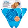 image:imageAquapaw Suction Cup Lick Mat for Dogs  Bath Time Lick Mat for Bathtub  Mental Stimulation Slow Feeder Pad  Peanut Butter Treat Holder  2Pack Regular Blue2Pack Regular