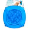 image:imageAquapaw Suction Cup Lick Mat for Dogs  Bath Time Lick Mat for Bathtub  Mental Stimulation Slow Feeder Pad  Peanut Butter Treat Holder  2Pack Regular Blue1Pack XL